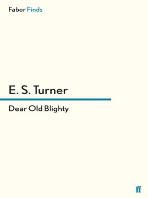 cover image of Dear Old Blighty